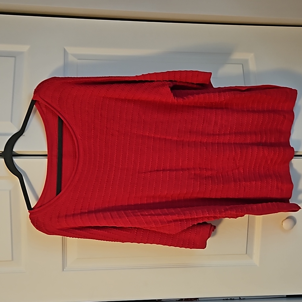 Lightweight bright pink sweater